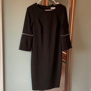 *WORN ONCE* Calvin Klein Dress with pearl detail